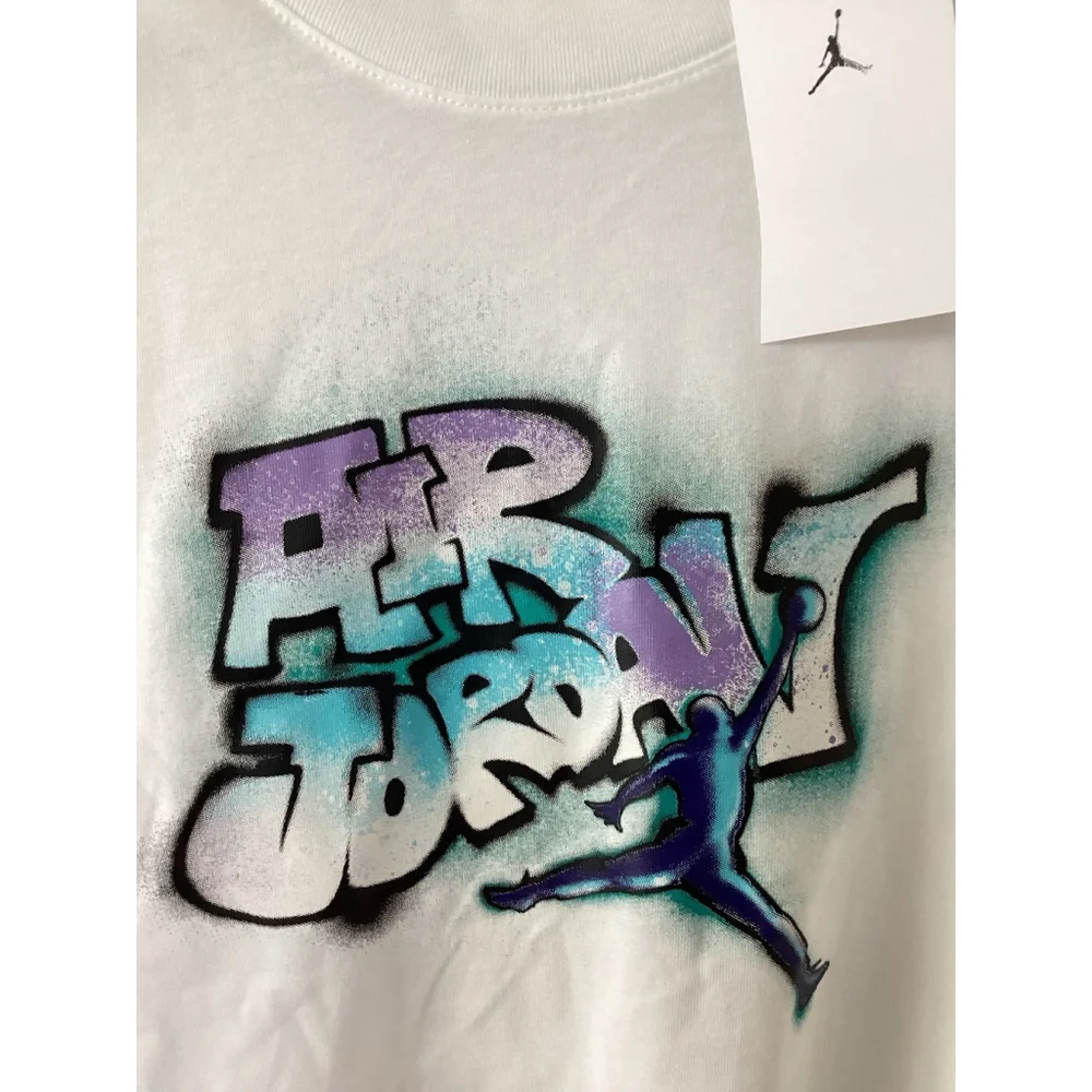 Jordan AJ5 Men’s T-Shirt Sz: Large Color: White